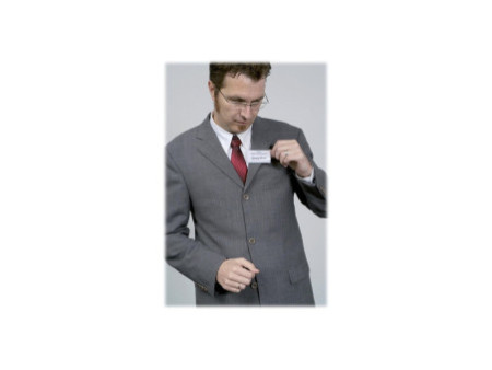 DURABLE Badge Click Fold, avec aimant, 90 x 54 mm, flexible