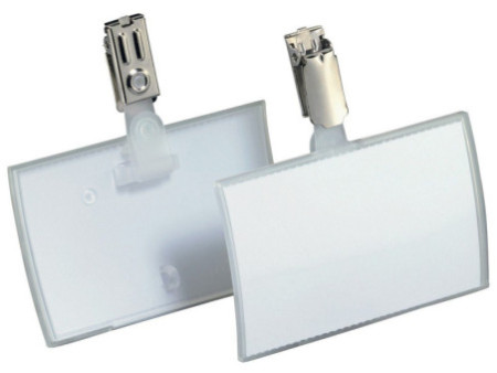 DURABLE Porte-badge Click Fold, avec clip, 90 x 54 mm