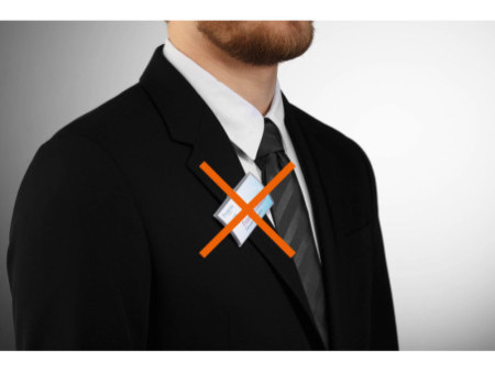 DURABLE Porte-badge Click Fold, 75 x 40 mm, anti-rotation