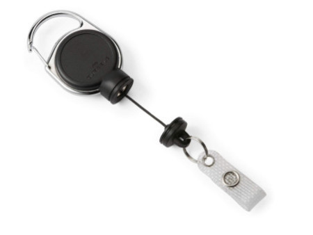 DURABLE Enrouleur 'EXTRA STRONG', pour porte-carte, noir