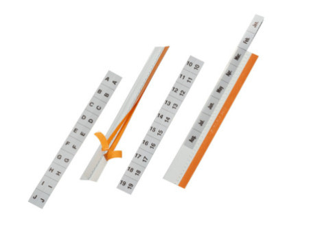 DURABLE Onglet autocollant TABFIX, 3 lignes, transparent