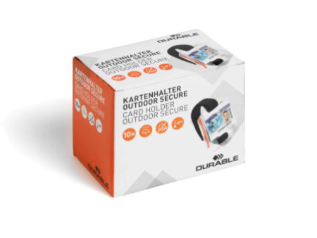 DURABLE Porte-badge 'OUTDOOR SECURE', pour 1 badge