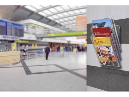 DURABLE Porte-brochures COMBIBOXX A4 set L, transparent