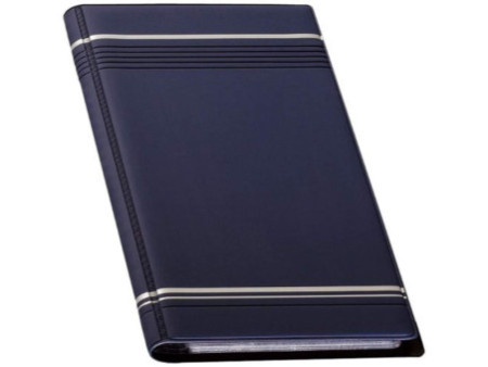 DURABLE Album pour cartes de visite VISIFIX, film mat, bleu