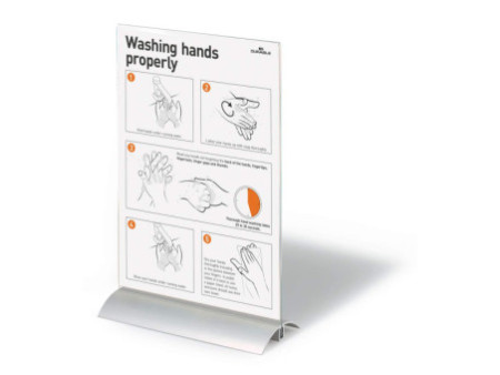 DURABLE Présentoir de table PRESENTER, A4, transparent