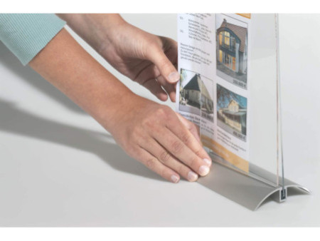 DURABLE Présentoir de table PRESENTER, A4, transparent