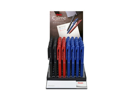 Pentel Stylo à bille rétractable Calme, 0,35 mm, présentoir