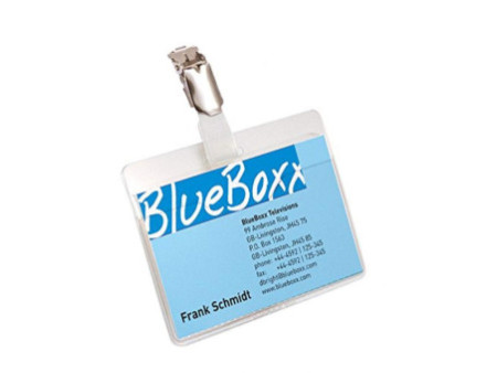 DURABLE Porte-badge, ouvert sur le haut, avec clip