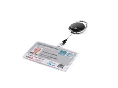 DURABLE Porte-badge avec enrouleur STYLE pour 1 badge