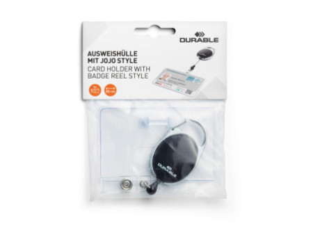 DURABLE Porte-badge avec enrouleur STYLE pour 1 badge