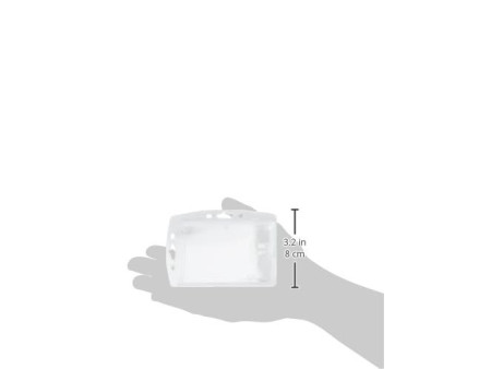 DURABLE Porte-badge double, rigide, avec encoche