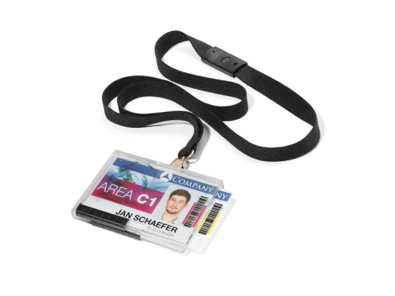 DURABLE Porte-badge 'PUSHBOX DUO', pour 2 cartes