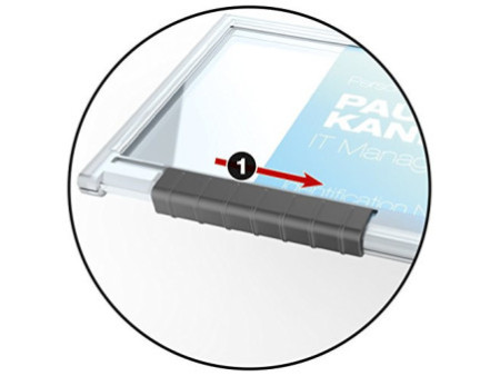 DURABLE Porte-badge 'PUSH BOX MONO', pour 1 carte