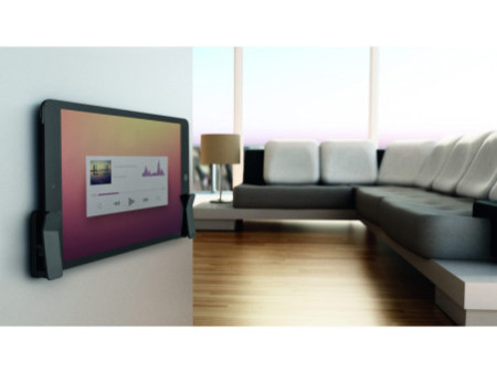 DURABLE Support mural pour tablette VISIOCLIP, anthracite
