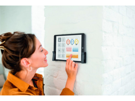 DURABLE Support mural pour tablette VISIOCLIP, anthracite