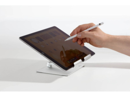 DURABLE Support pour tablette RISE, argent métallisé
