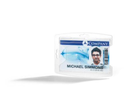 DURABLE Porte-badge 'reXycle', pour 1 badge, transparent