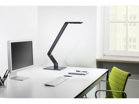 LUCTRA Lampe de bureau à LED TABLE LINEAR BASE, noir