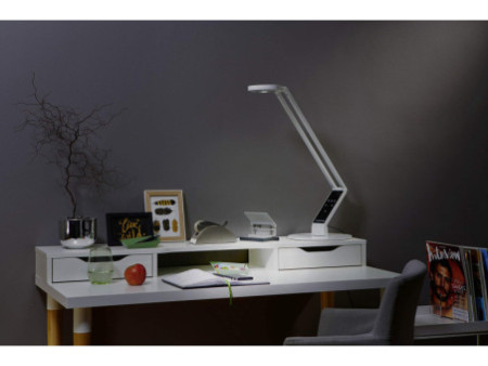 LUCTRA Lampe de bureau à LED TABLE LINEAR BASE, blanc