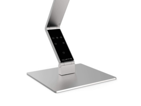 LUCTRA Lampe de bureau à LED TABLE LINEAR BASE, argent
