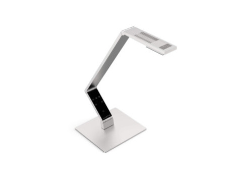 LUCTRA Lampe de bureau à LED TABLE LINEAR BASE, argent