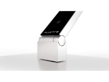 LUCTRA Lampe de bureau à LED TABLE LINEAR BASE, argent
