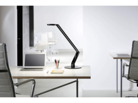 LUCTRA Lampe de bureau à LED TABLE RADIAL BASE, noir