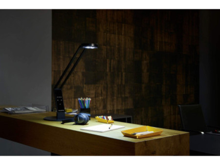 LUCTRA Lampe de bureau à LED TABLE RADIAL BASE, noir