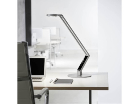LUCTRA Lampe de bureau à LED TABLE RADIAL BASE, argent
