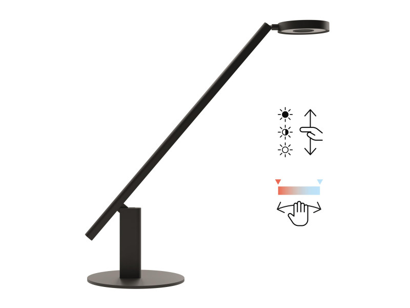 LUCTRA Lampe de table LED TABLE LITE, socle, noir