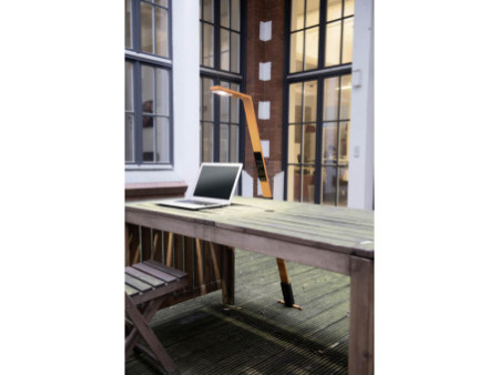 LUCTRA Lampadaire mobile rechargeable à LED FLEX, orange