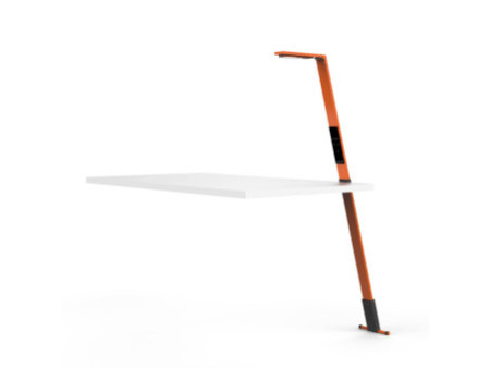 LUCTRA Lampadaire mobile rechargeable à LED FLEX, orange