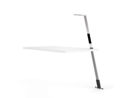 LUCTRA Lampadaire mobile rechargeable à LED FLEX, argent