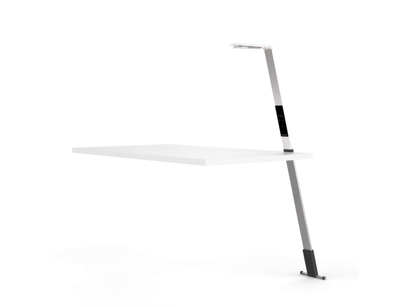 LUCTRA Lampadaire mobile rechargeable à LED FLEX, argent