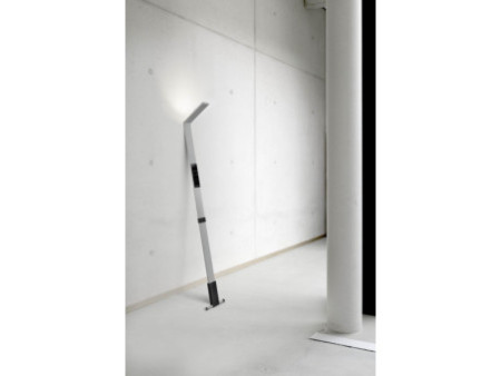 LUCTRA Lampadaire mobile rechargeable à LED FLEX, argent