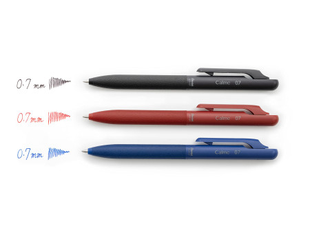 Pentel Stylo à bille rétractable Calme, 0,35 mm, bleu