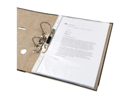 proOFFICE Pochette perforée, A4, PP, 50 microns, transparent