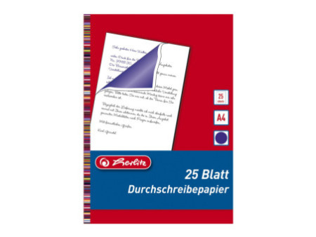 herlitz Papier carbone pour écriture à la main, A4