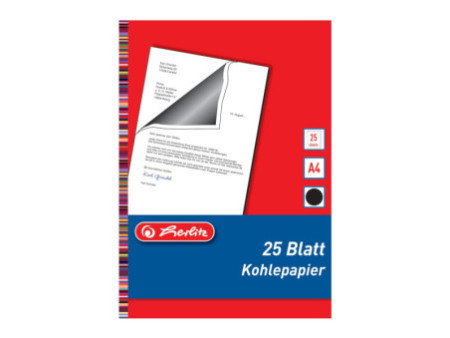 herlitz Papier carbone, format A4, contenu: 25 feuilles