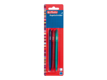 herlitz Stylo à bille Frosted, couleur de tracé: bleu