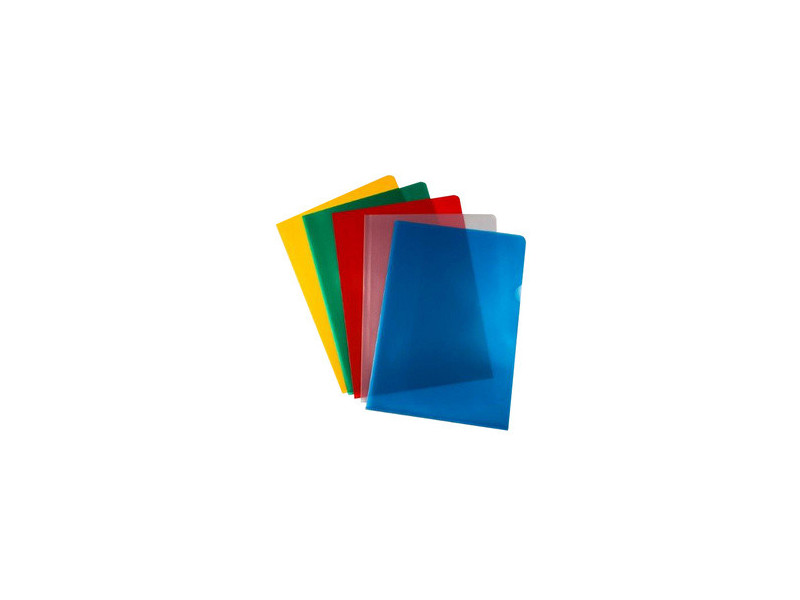 proOFFICE Pochette transparente, A4, PP, granuleux, jaune