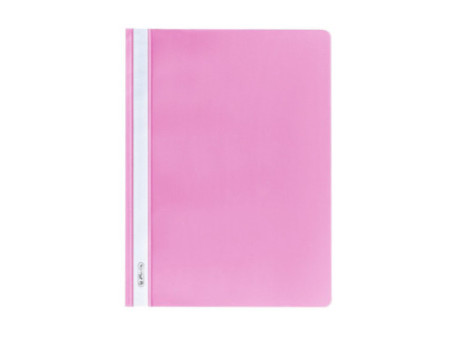 herlitz Chemise à lamelle, A4, en film PP, rose