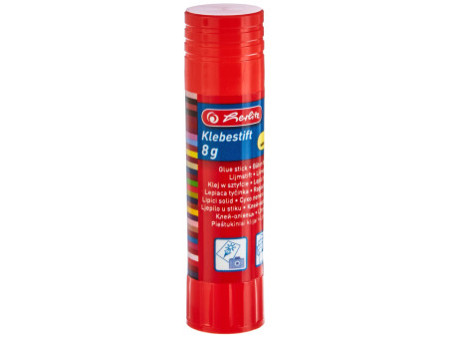 herlitz Bâton de colle, 8 g, sans solvant, incolore