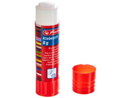 herlitz Bâton de colle, 8 g, sans solvant, incolore