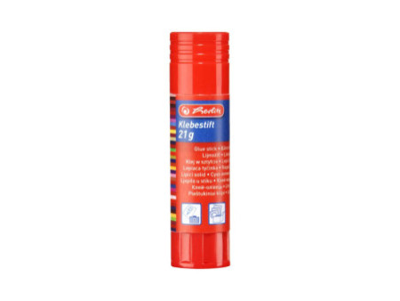 herlitz Bâton de colle, 21 g, sans solvant, incolore