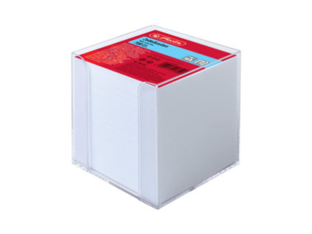 herlitz Boîtier pour bloc-notes, en plastique, transparent