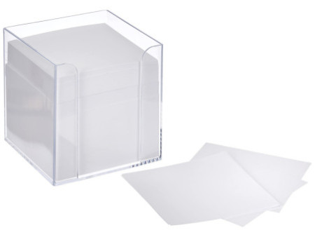 herlitz Boîtier pour bloc-notes, en plastique, transparent