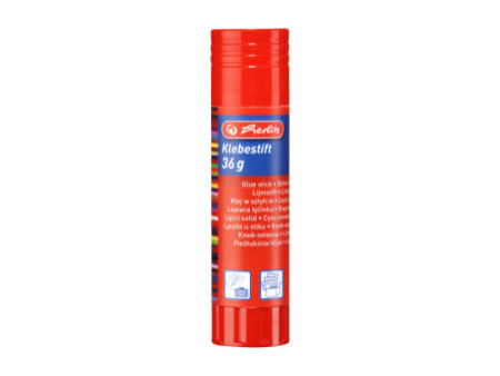 herlitz Bâton de colle, 36 g, sans solvant, incolore