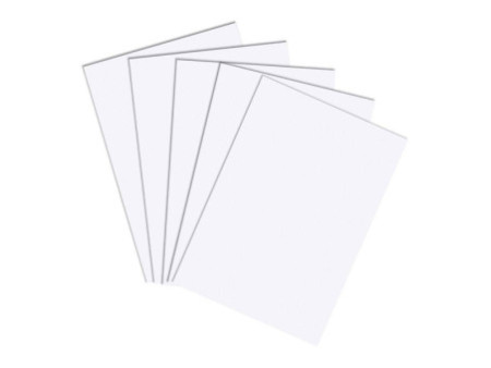herlitz Fiches bristol, A6, uni, blanc