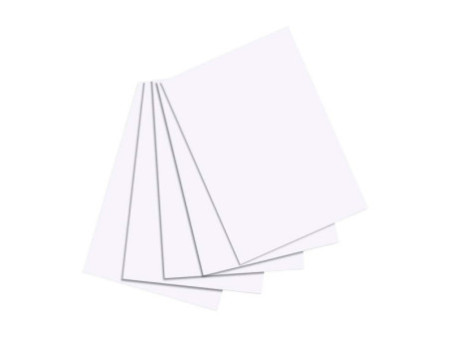 herlitz Fiches bristol, A7, uni, blanc